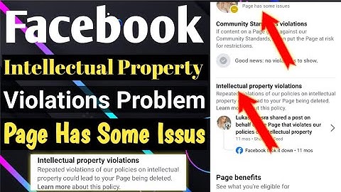 Intellectual Property Violation Facebook | Intellectual Property Violation Problem Solution