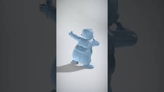 Chubby Cartoon Boy in Shorts - AI Rigged 3D Character