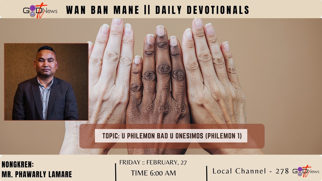 WAN BAN MANE || U PHILEMON BAD U ONESIMOS (PHILEMON 1) || MR. PHAWARLY LAMARE