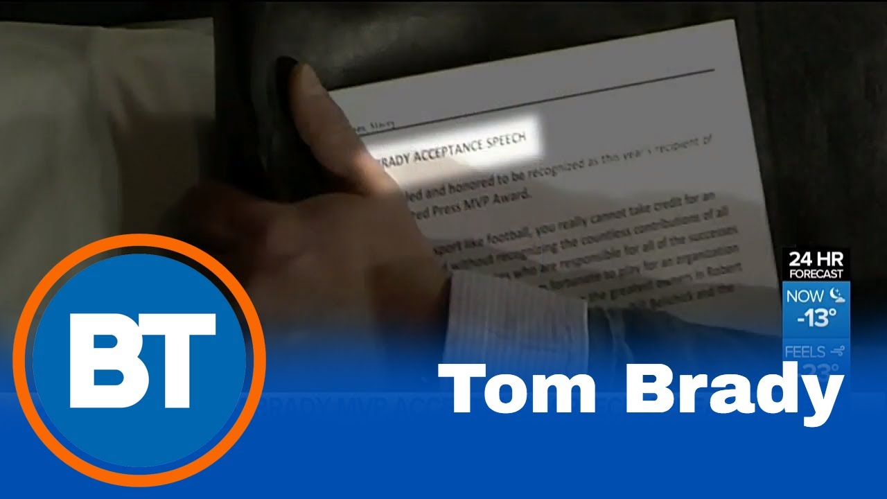 Tom Brady MVP Acceptance Speech Leaked?