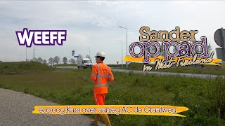 Hectometerpaaltjes en schermen AC de Graafweg N241: ecoloog over wegenbouw - Sander Op Pad in West-F