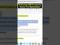 15 Strategic SEO Prompts for Anchor Text Optimization