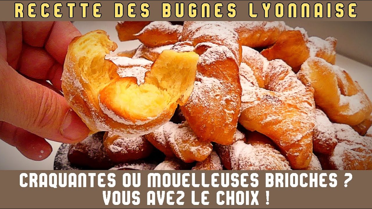 Recette  Bugnes Lyonnaises craquantes ou briochées  Choisir !#pâtisserie #beignet  #doughnutsrecipe