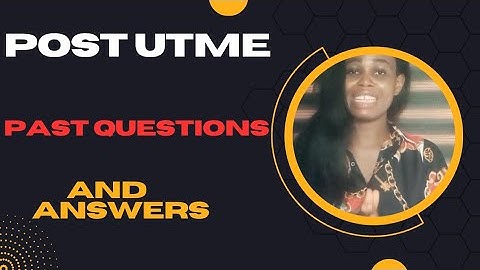 Post UTME Past Questions and Answers. English Language Lessons. #dimmatutorials