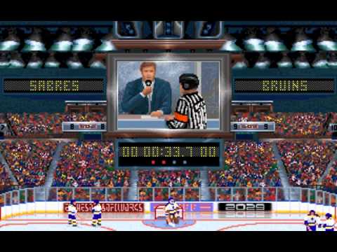 Wayne Gretzky Hockey 3 (1992) DOS gameplay