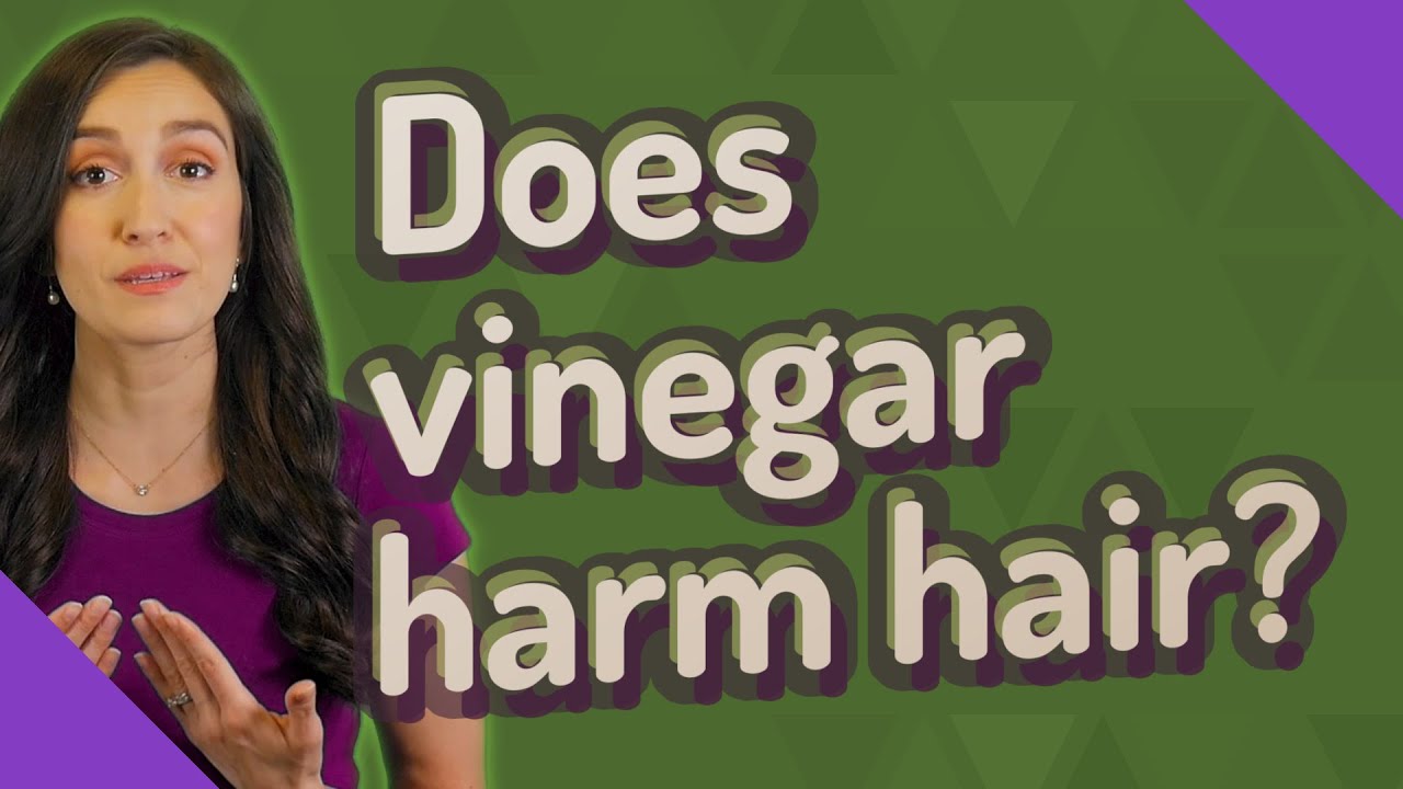 Does vinegar harm hair? YouTube