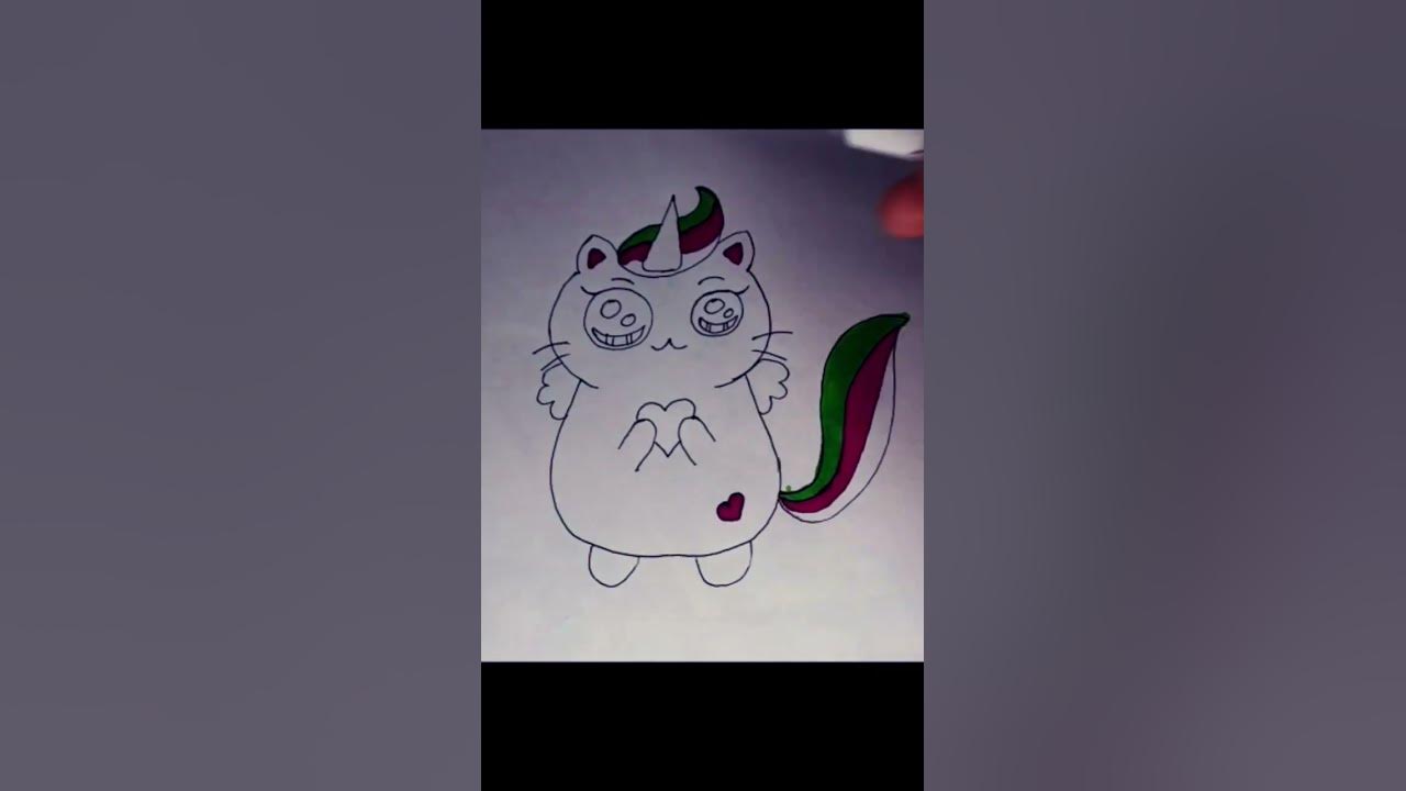 #shorts #суйкимдимысык сурет идея ең оңай сурет салу - YouTube