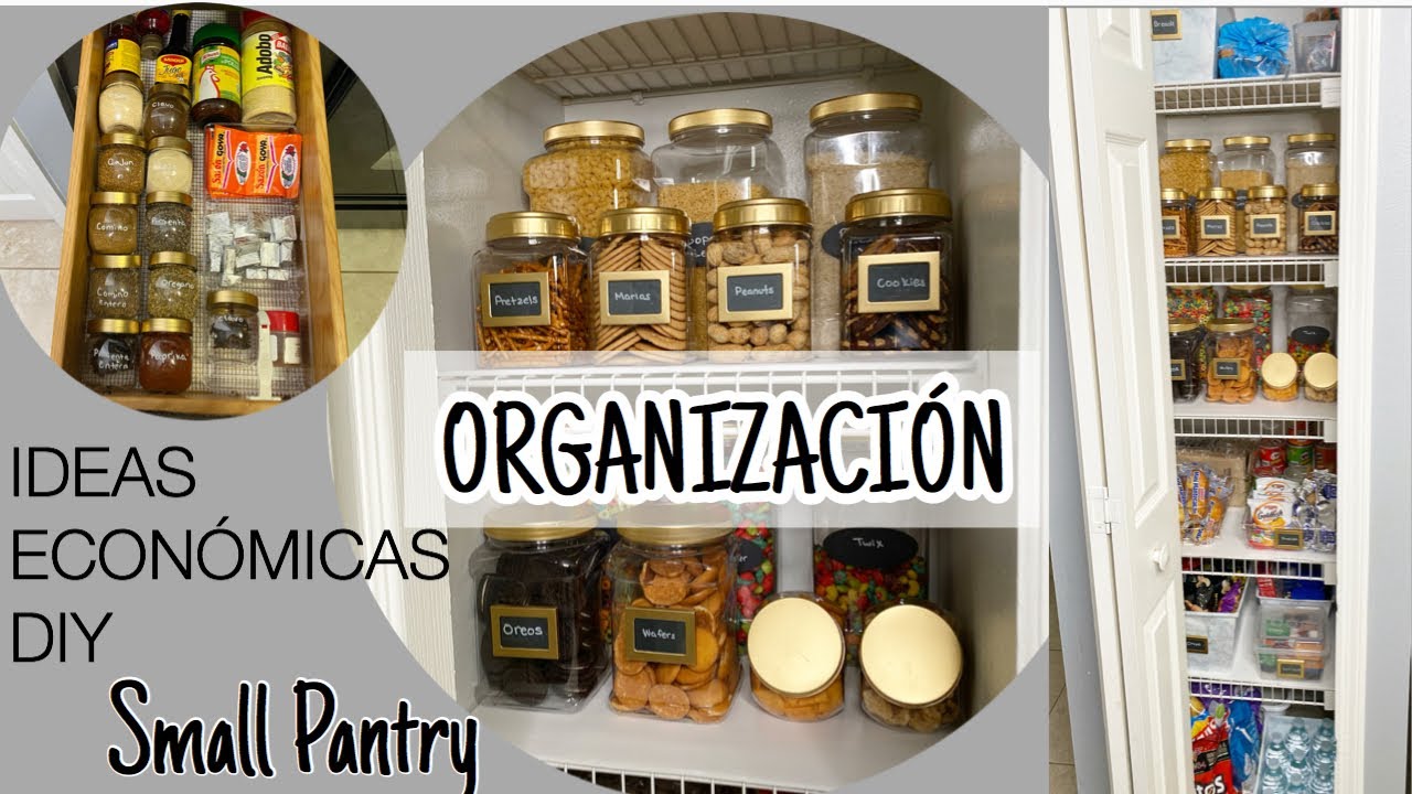 MOTÍVATE | IDEAS PARA ORGANIZAR TU DESPENSA /ALACENA DOLLAR TREE DIY | PANTRY ORGANIZATION