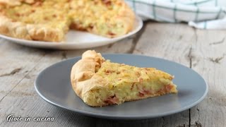 TORTA SALATA CON MORTADELLA E PATATE LESSE
