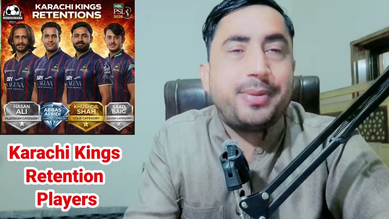 Karachi Kings retention players list. 