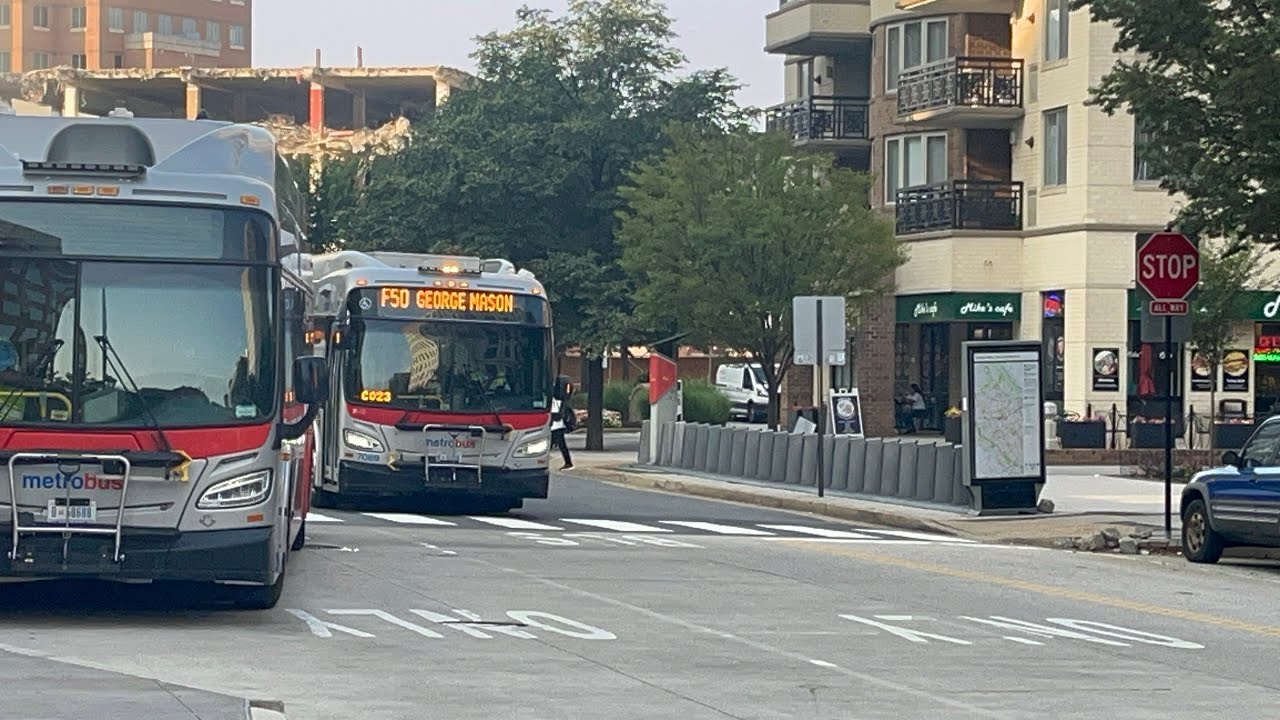 Wmata MetroBus 7000 Series Ride, #7069, Route: F50, Ballston-MU to George Mason University