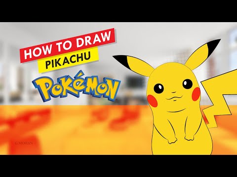 HOW TO DRAW A PIKACHU POKEMON COLORING || PIKACHU COLORING | DRAWING | CARTOON | BEGINNERS | TAMIL
