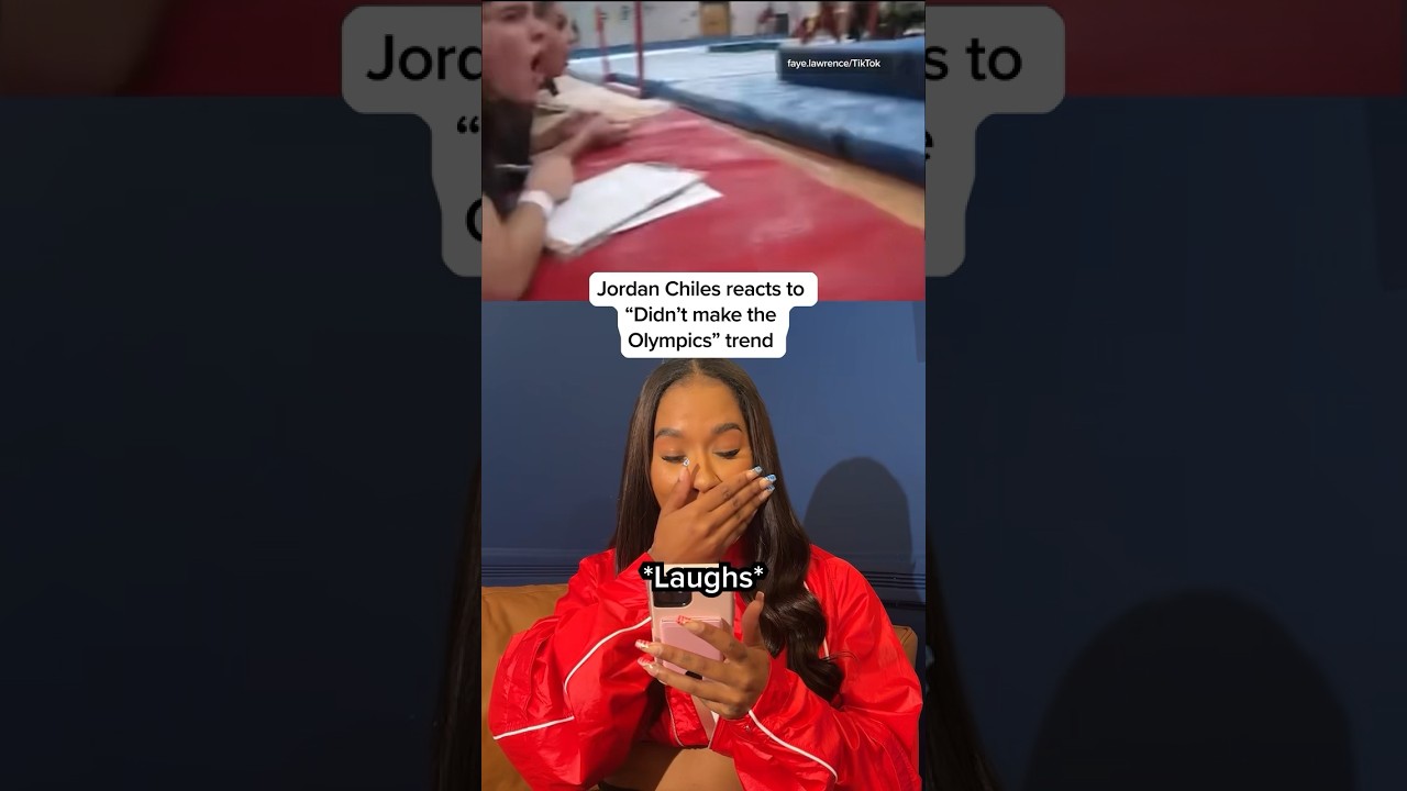 Jordan Chiles reacts to “Didn’t make the Olympics” trend Jordan Chiles reacts to “Didn’t make the Olympics” trend