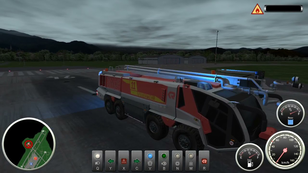 Airport Firefighter simulator (2012) - Plane crash #11