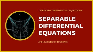 Separable differential equations