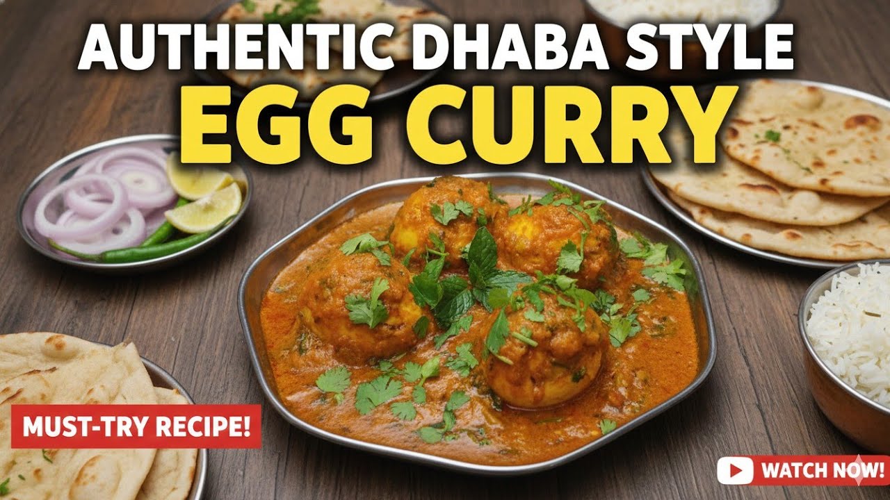 డాబా స్టైల్లో ఎగ్ కర్రీ సింపుల్ గా చేయొచ్చు👌😋😋