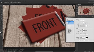 Learn How to Create/Design modern Business Card MockUp + PSD using Adobe Photoshop CC Tuto