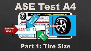 Tire Size Math (ASE Prep A4)