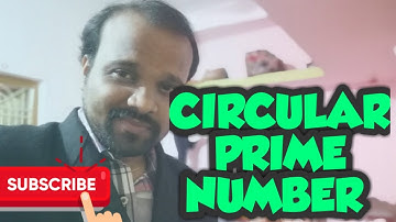STD-10 CIRCULAR PRIME NUMBER PROGRAM