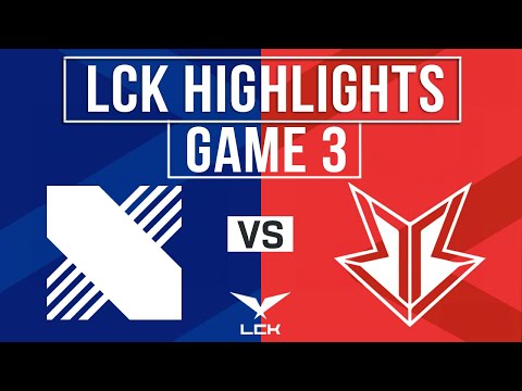 DRX vs BRO Highlights Game 3 | LCK 2024 Spring | DRX vs OKSavingsBank BRION