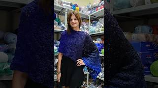 Anteprima Poncho Stola Mistero🥰 Tutorial On - Line Stasera 💪🏻 Servono 2 Globo Lux Resimi