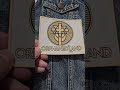 ORPHANED LAND-ALL IS ONE LOGO-WOVEN PATCH-LIGHT BROWN BORDERS OFFICIAL !!!