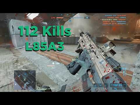 112 Kill Game with L85A3 the Best Sounding Gun in Battlefield 6