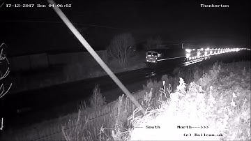 Network Rail High Output Ballast Cleaner (HOBC)  WCML Thankerton