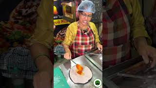 Maida Free Ragi Pizza Mumbai Street Food | Veggie Paaji | Pikoo’s Pizza foodshorts ashortaday