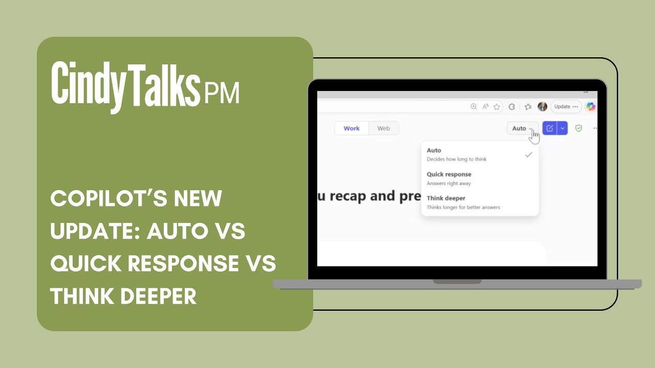 Copilot’s New Update: Auto vs Quick Response vs Think Deeper