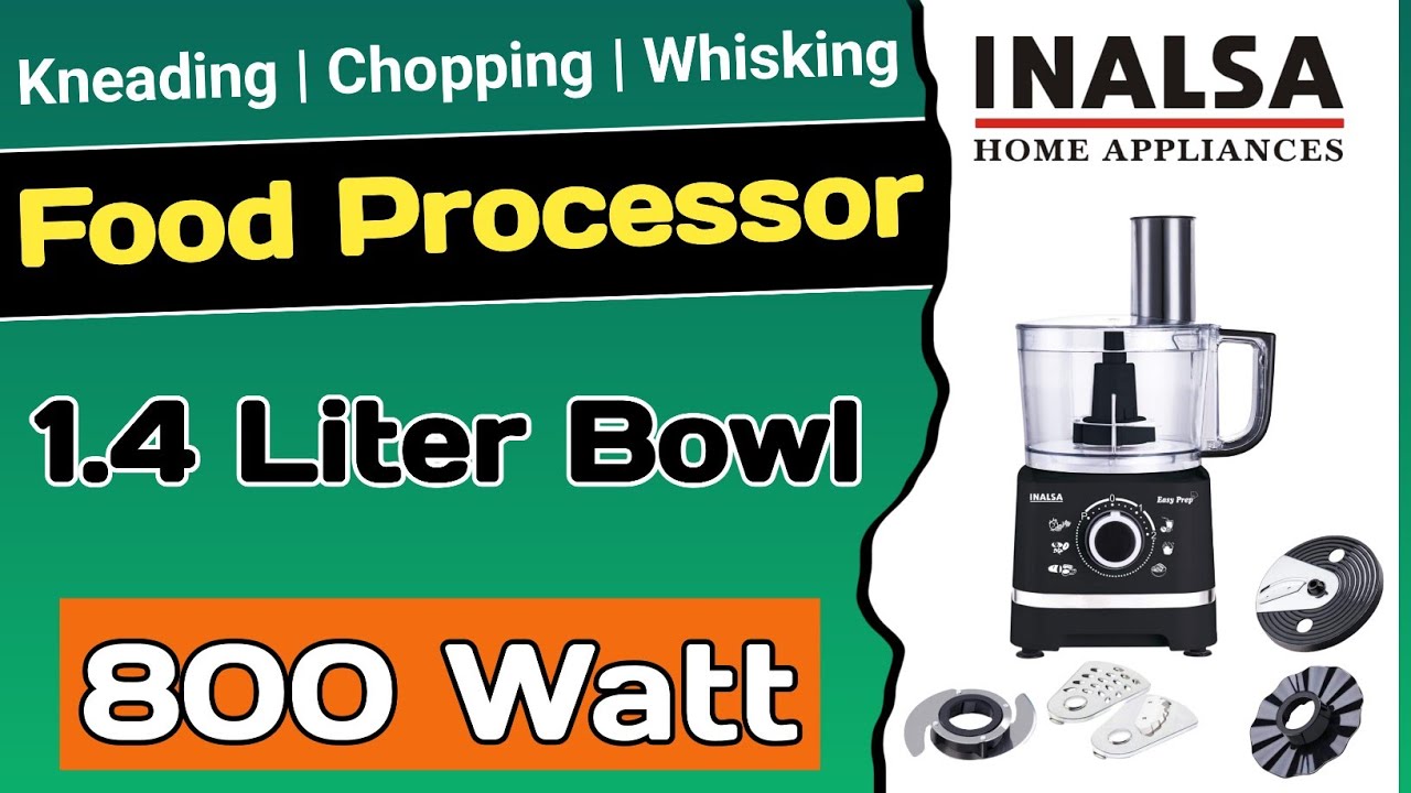 Inalsa Food Processor 800 Watt Best Food Processor 2024 in India