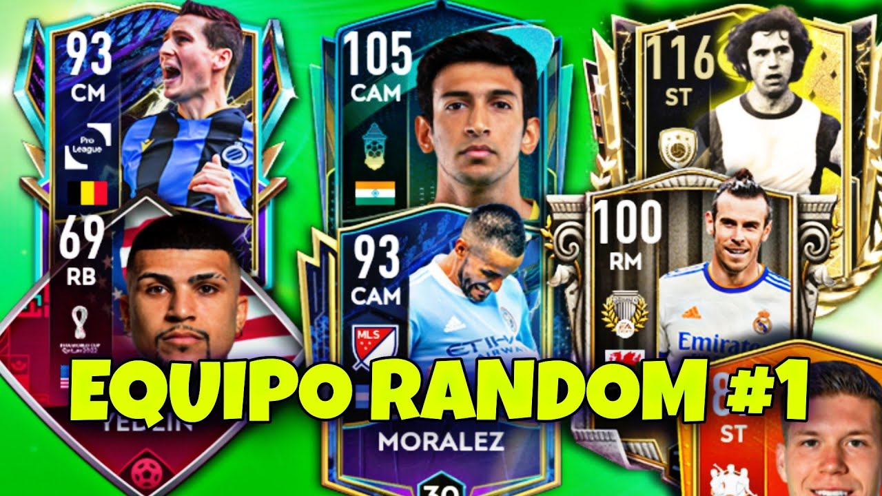 ME HAGO UN EQUIPO RANDOM DE MI RESERVA!! (INCREÍBLE🔥)FIFA MOBILE 23 ...