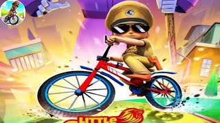 Little Singham Cycle Race Game : Singham Character Run | Android/iOS Gameplay HD screenshot 3