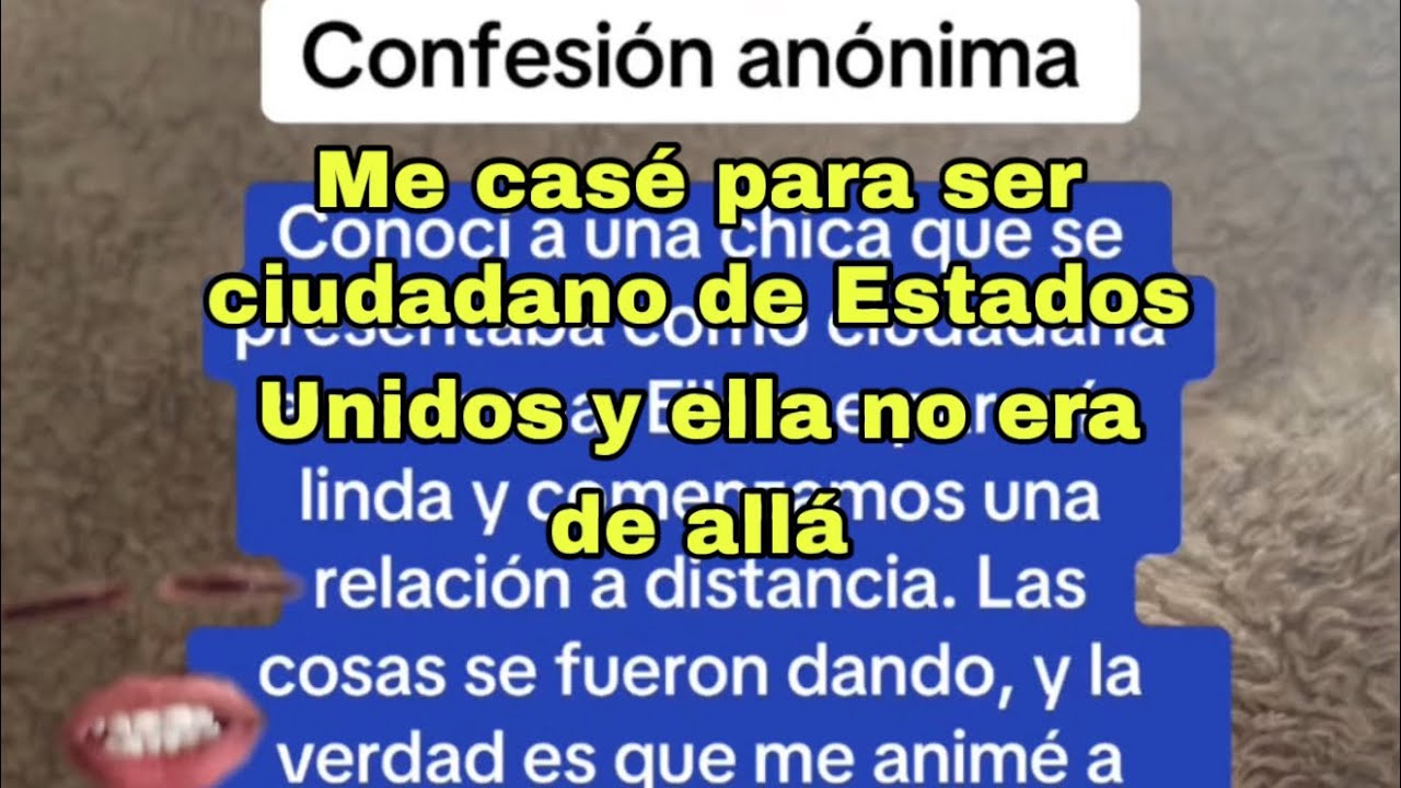 Me case para ser ciudadano E.U. y ella no tenia papeles - Chisme Completo