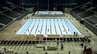 EuroSwim2017 at Royal Arena pool build up screenshot 2