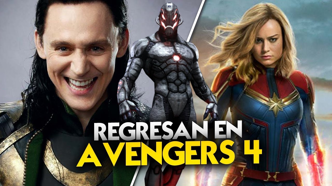 ¡WOW! Los Personajes Que Van A Regresar En AVENGERS 4