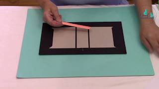 Album Making (CoolKatzCraft Ltd) - Step 5a, Burnishing the Cover