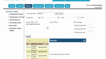 Back Office - Reports - Transaction Detail
