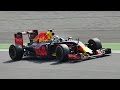 Formula 1 f1 2016 sound in action  mercedes w07 vs mclaren31 vs red bull rb12  more