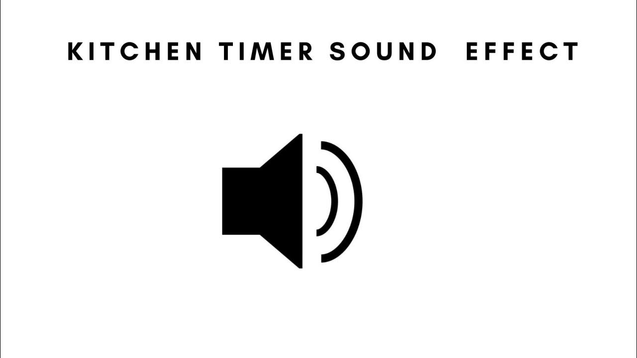 Kitchen timer sound YouTube