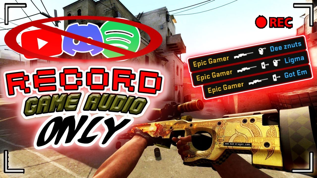 Capture Clips With IN GAME AUDIO ONLY Shadowplay OBS Etc YouTube