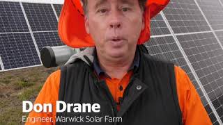 Queensland Warwick Solar Farm - Don Drake Interview