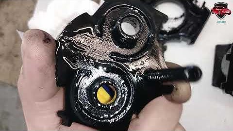 BMW engine M47/M57  breather with plastic oil separator - how it is inside after 60.000km.