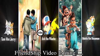 Trending 🔥FriendShip Lyrics & Beat Sync & Shake Effects Video Editing In VN || by.. KARIMNAGAR EDITZ screenshot 4