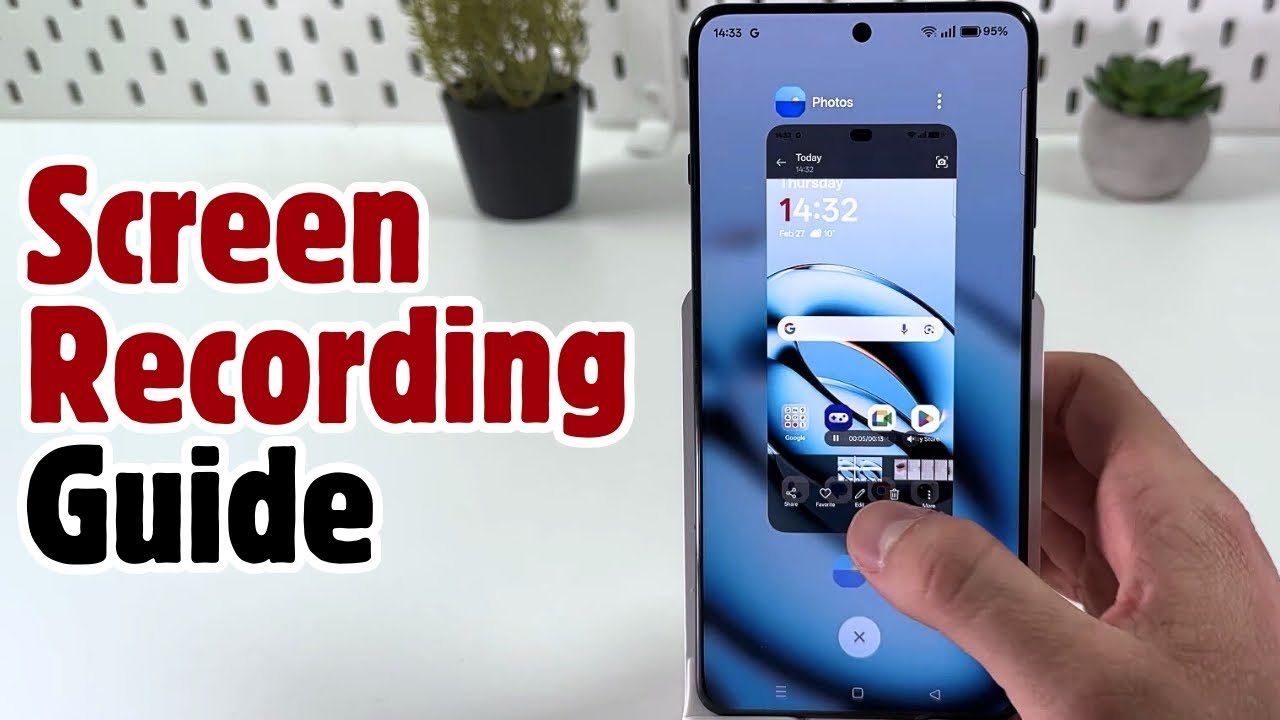 Как записать экран на OnePlus 13 5G — полное руководство с настройками звука и конфиденциальности