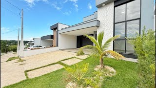 R 1.6 Mi Casa Moderna No Condomínio Piemonte Em Indaiatuba Sp 3 Suítes Piscina 4 Vagas