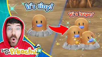 Shiny Diglett & Shiny Dugtrio Caught Wild | Pokemon Let