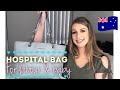 ITS ALMOST BABY TIME!  | WHATS IN MY HOSPITAL BAG FOR LABOUR & DELIVERY  | 2019