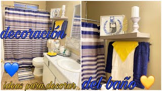 ideas para decorar un baño pequeño//ideas económicas para decorar