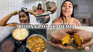 Vlog Minha Rotina Da Noite Após Academia Skin Care Janta Fiz Bolo De Cenoura 